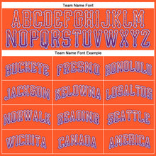 Загрузить изображение в средство просмотра галереи, Custom Orange Purple-White Authentic Drift Fashion Baseball Jersey