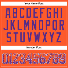 Загрузить изображение в средство просмотра галереи, Custom Orange Purple-White Authentic Drift Fashion Baseball Jersey