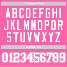 Load image into Gallery viewer, Custom Pink White Authentic Baseball Jersey