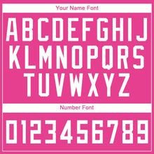 Загрузить изображение в средство просмотра галереи, Custom Pink White Round Neck Suit Basketball Jersey