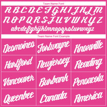 Загрузить изображение в средство просмотра галереи, Custom Pink White Round Neck Suit Basketball Jersey