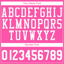 Charger l'image dans la galerie, Custom Pink White Round Neck Suit Basketball Jersey