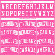 Charger l'image dans la galerie, Custom Pink White Round Neck Suit Basketball Jersey