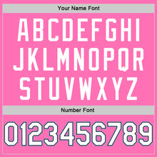 Загрузить изображение в средство просмотра галереи, Custom Pink White-Light Blue Authentic Throwback Rib-Knit Baseball Jersey Shirt