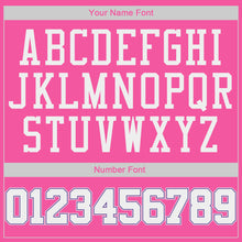 Загрузить изображение в средство просмотра галереи, Custom Pink White-Purple Authentic Throwback Basketball Jersey