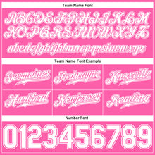 Load image into Gallery viewer, Custom Pink White-Black Authentic Throwback Basketball Shorts