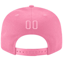 Load image into Gallery viewer, Custom Pink Pink-White Stitched Adjustable Snapback Hat