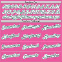 Charger l'image dans la galerie, Custom Pink White-Kelly Green Performance T-Shirt