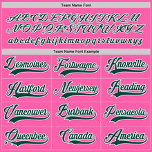 Загрузить изображение в средство просмотра галереи, Custom Pink Green-White Hockey Jersey