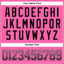 Load image into Gallery viewer, Custom Pink Black-White Authentic Drift Fashion Baseball Jersey