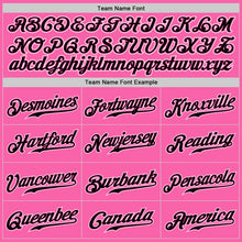 Laden Sie das Bild in den Galerie-Viewer, Custom Pink Black-White Authentic Baseball Jersey