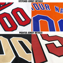 Charger l'image dans la galerie, Custom White Black-Gold Baseball Jersey