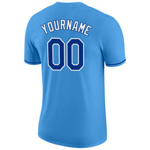 Загрузить изображение в средство просмотра галереи, Custom Powder Blue Royal-White Performance T-Shirt