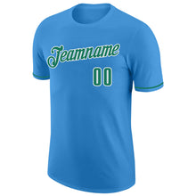 Загрузить изображение в средство просмотра галереи, Custom Powder Blue Kelly Green-White Performance T-Shirt