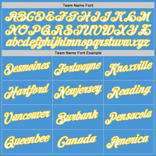 Загрузить изображение в средство просмотра галереи, Custom Powder Blue White-Gold Performance T-Shirt