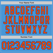 Загрузить изображение в средство просмотра галереи, Custom Powder Blue Orange-Royal Performance T-Shirt