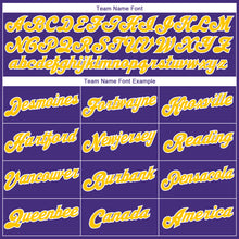 Загрузить изображение в средство просмотра галереи, Custom Stitched Purple Gold-White Sports Pullover Sweatshirt Hoodie