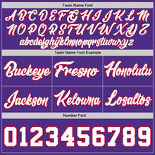 Charger l'image dans la galerie, Custom Purple White-Red Authentic Throwback Basketball Shorts