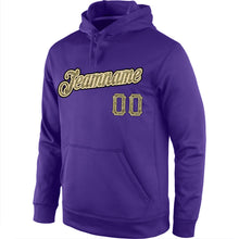 Загрузить изображение в средство просмотра галереи, Custom Stitched Purple Camo-Black Sports Pullover Sweatshirt Hoodie