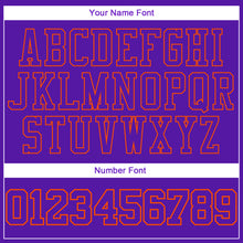 Загрузить изображение в средство просмотра галереи, Custom Stitched Purple Purple-Orange 3D Pattern Design Sports Pullover Sweatshirt Hoodie