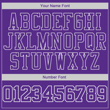 Загрузить изображение в средство просмотра галереи, Custom Stitched Purple Purple-White 3D Pattern Design Sports Pullover Sweatshirt Hoodie