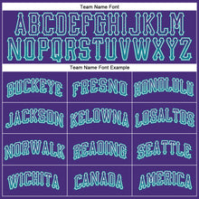 Загрузить изображение в средство просмотра галереи, Custom Purple Teal-White Authentic Drift Fashion Baseball Jersey