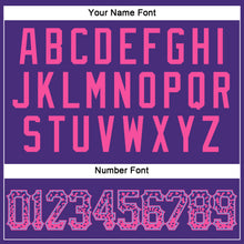 Load image into Gallery viewer, Custom Purple Pink-Light Blue Authentic Drift Fashion Baseball Jersey