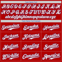Laden Sie das Bild in den Galerie-Viewer, Custom Red White-Royal Authentic Baseball Jersey