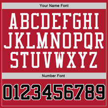 Load image into Gallery viewer, Custom Stitched Red Black-White Sports Pullover Sweatshirt Hoodie