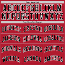 Load image into Gallery viewer, Custom Stitched Red Black-White Sports Pullover Sweatshirt Hoodie