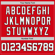 Загрузить изображение в средство просмотра галереи, Custom Red White-Black Authentic Throwback Rib-Knit Baseball Jersey Shirt