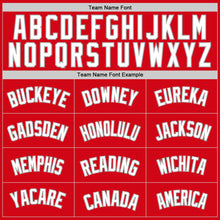 Загрузить изображение в средство просмотра галереи, Custom Red White-Navy Authentic Throwback Rib-Knit Baseball Jersey Shirt