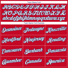 Laden Sie das Bild in den Galerie-Viewer, Custom Red White-Royal Authentic Throwback Basketball Jersey