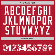 Charger l'image dans la galerie, Custom Stitched Red White Sports Pullover Sweatshirt Hoodie