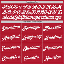 Charger l'image dans la galerie, Custom Stitched Red White Sports Pullover Sweatshirt Hoodie