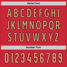 Charger l'image dans la galerie, Custom Red Old Gold-Black Hockey Jersey