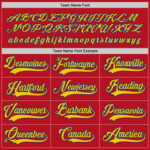 Charger l'image dans la galerie, Custom Red Gold-Royal Hockey Jersey