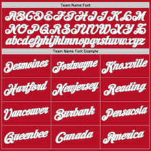 Load image into Gallery viewer, Custom Red White-Gray Performance T-Shirt