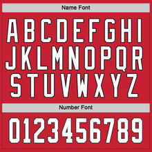 Charger l'image dans la galerie, Custom Red White-Gray Hockey Jersey