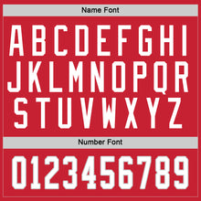 Charger l'image dans la galerie, Custom Red White-Gray Hockey Jersey