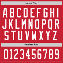 Charger l'image dans la galerie, Custom Red White Hockey Jersey