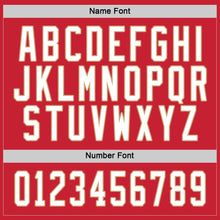 Загрузить изображение в средство просмотра галереи, Custom Red White-Old Gold Hockey Jersey