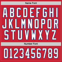 Charger l'image dans la galerie, Custom Red White-Royal Hockey Jersey
