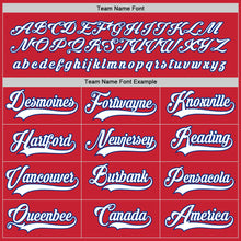 Charger l'image dans la galerie, Custom Red White-Royal Hockey Jersey