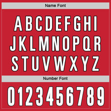 Charger l'image dans la galerie, Custom Red White-Black Hockey Jersey