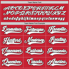 Charger l'image dans la galerie, Custom Red White-Black Hockey Jersey