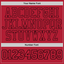 Charger l'image dans la galerie, Custom Stitched Red Red-Black Sports Pullover Sweatshirt Hoodie