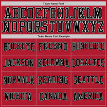 Загрузить изображение в средство просмотра галереи, Custom Stitched Red Black Pinstripe Black-White Sports Pullover Sweatshirt Hoodie