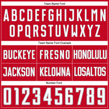 Загрузить изображение в средство просмотра галереи, Custom Red White-Gray Authentic Throwback Basketball Shorts