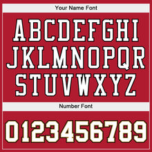 Загрузить изображение в средство просмотра галереи, Custom Stitched Red White-Old Gold Sports Pullover Sweatshirt Hoodie